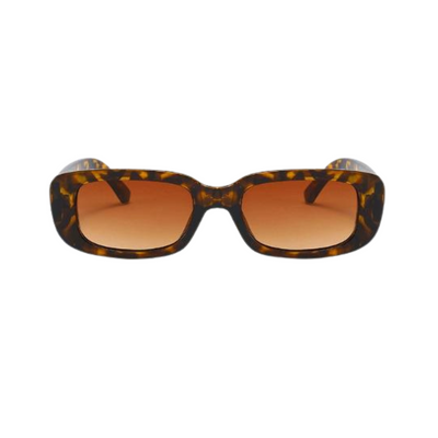 Rechteckige Vintage-Sonnenbrille