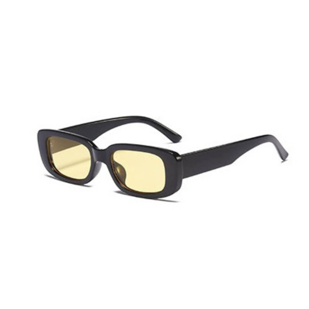 Rechteckige Vintage-Sonnenbrille