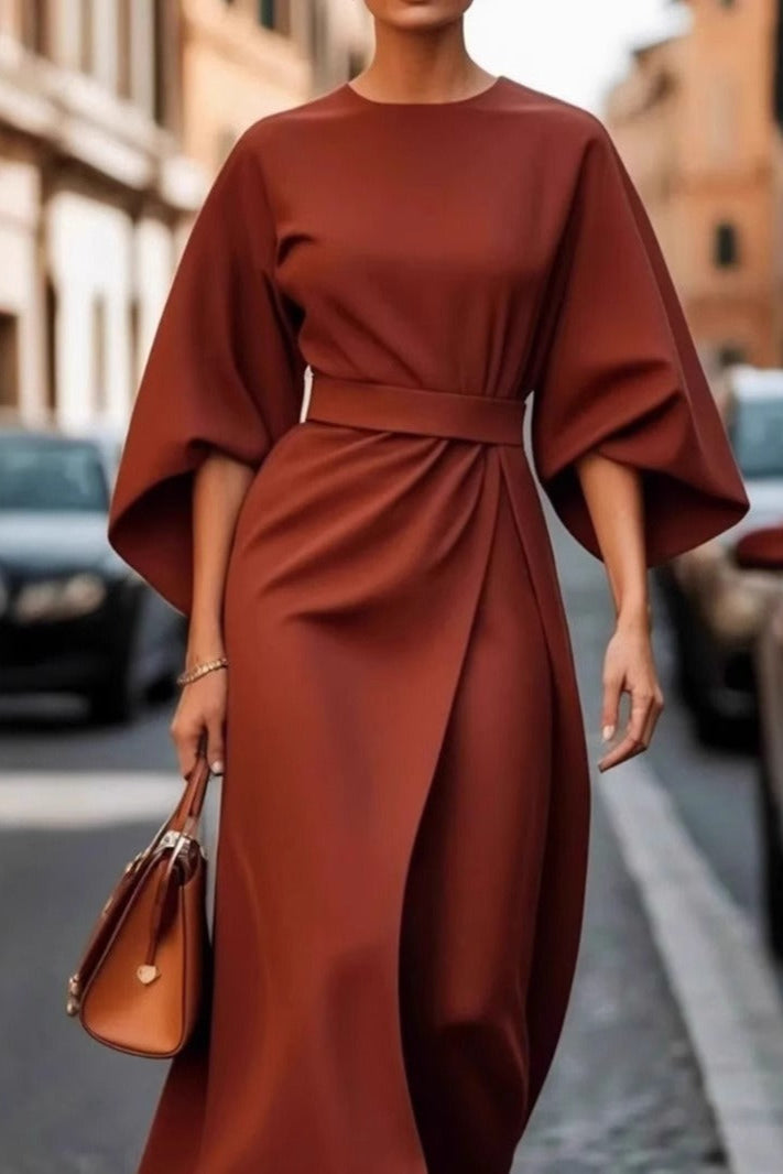 Eleganztes Kleid mit Laternenärmeln