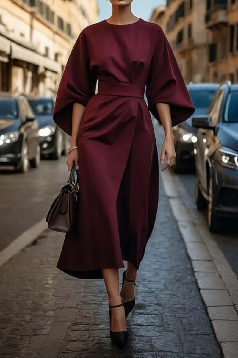 Eleganztes Kleid mit Laternenärmeln
